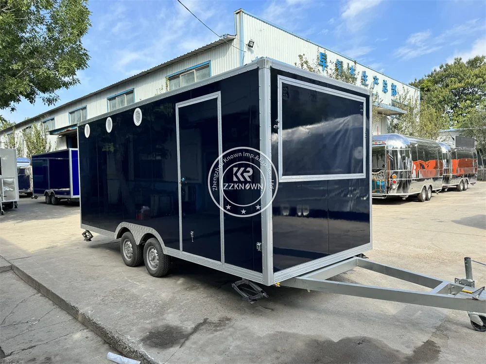 Commercial Street Food Cart With Fully Catreing Equipments Sale Street Mobile Snack Coffee Kiosk Fast Food Trucks