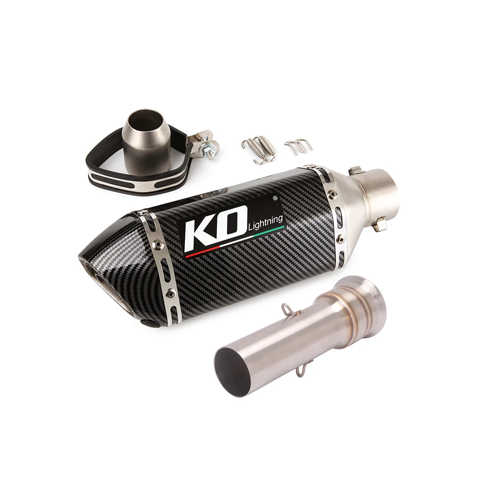 

Motorcycle Modified Exhaust Escape System Middle Link Pipe Muffler Stainless Steel For Super Duke 1190 1050 2013-2019
