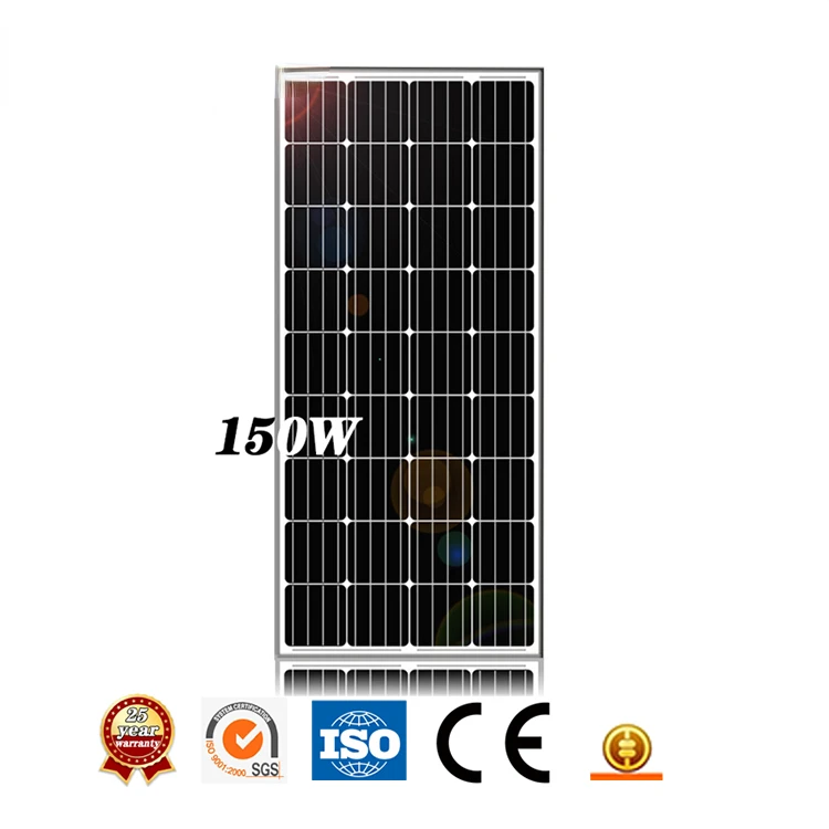 high quality 150w 12v 180w 175w solar panel solar panel 150w monocrystalline