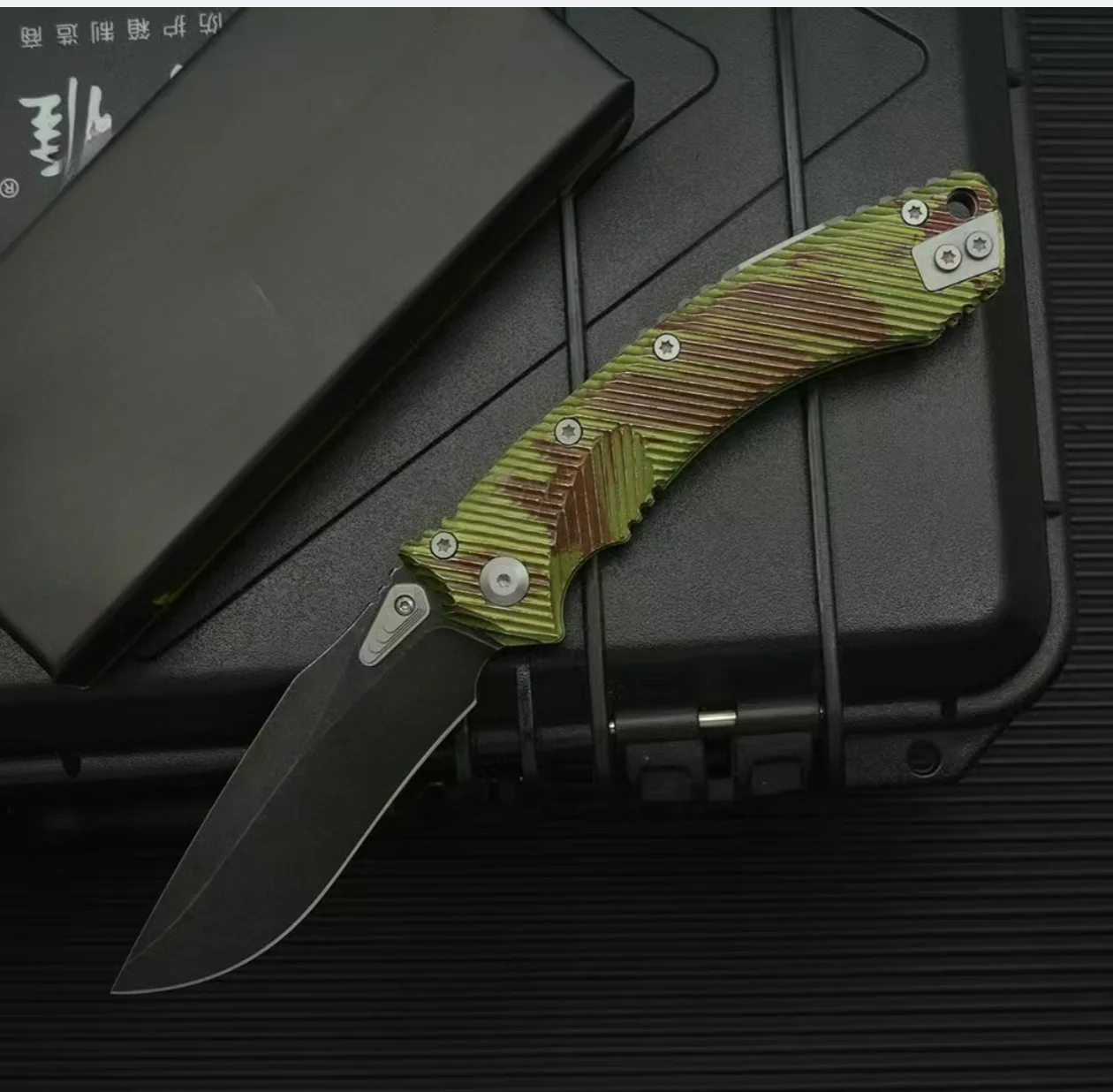 

Новый универсальный титановый нож-амфибия 137RL, титановая ручка M390MK, многофункциональные ножи для лезвия edc, кухонный складной карманный нож на открытом воздухе