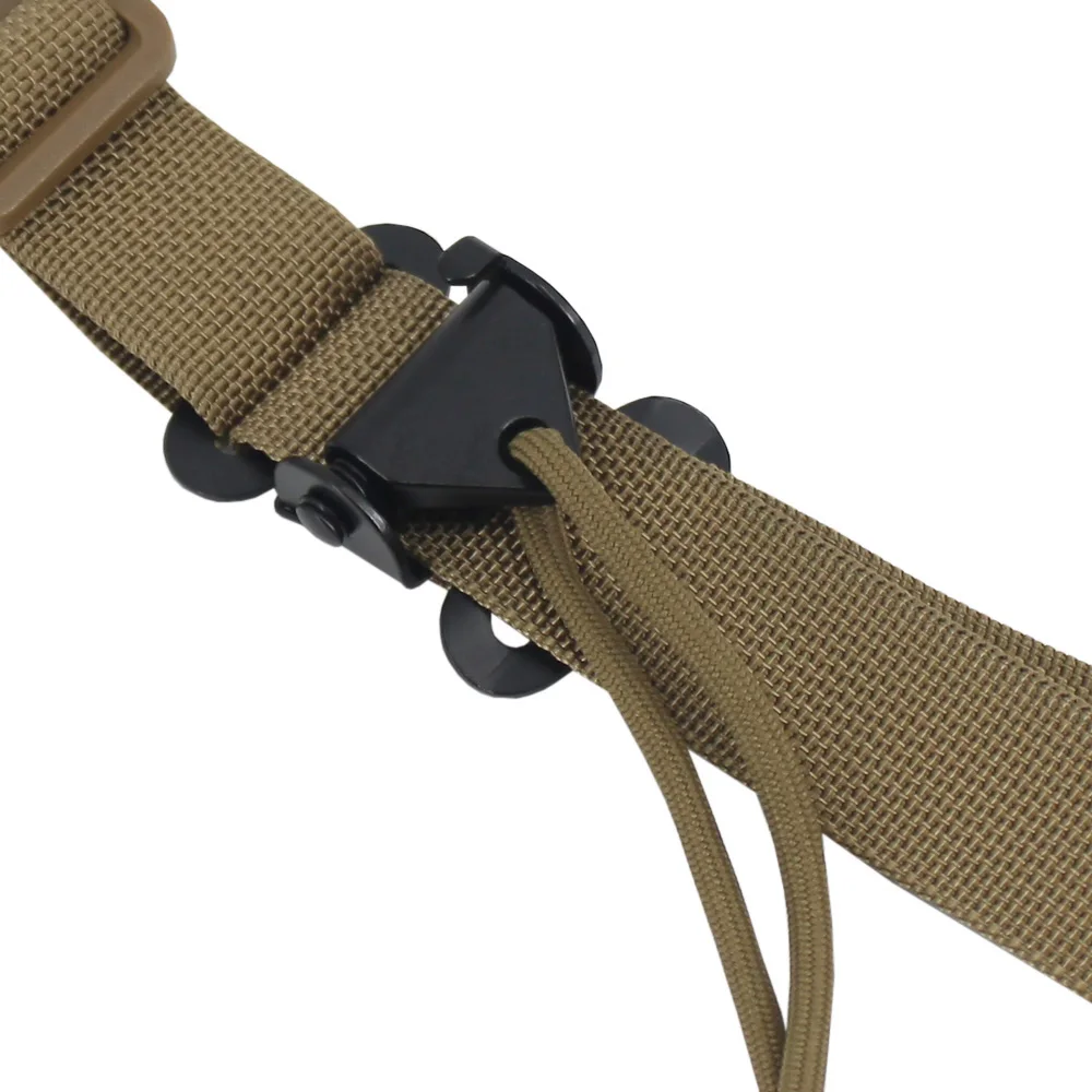 Tactical Adjustable Quick Detach 2 Point Gun Sling Shooting Rifle Strap Sling Gun Rope Hunting Paintball Accessories