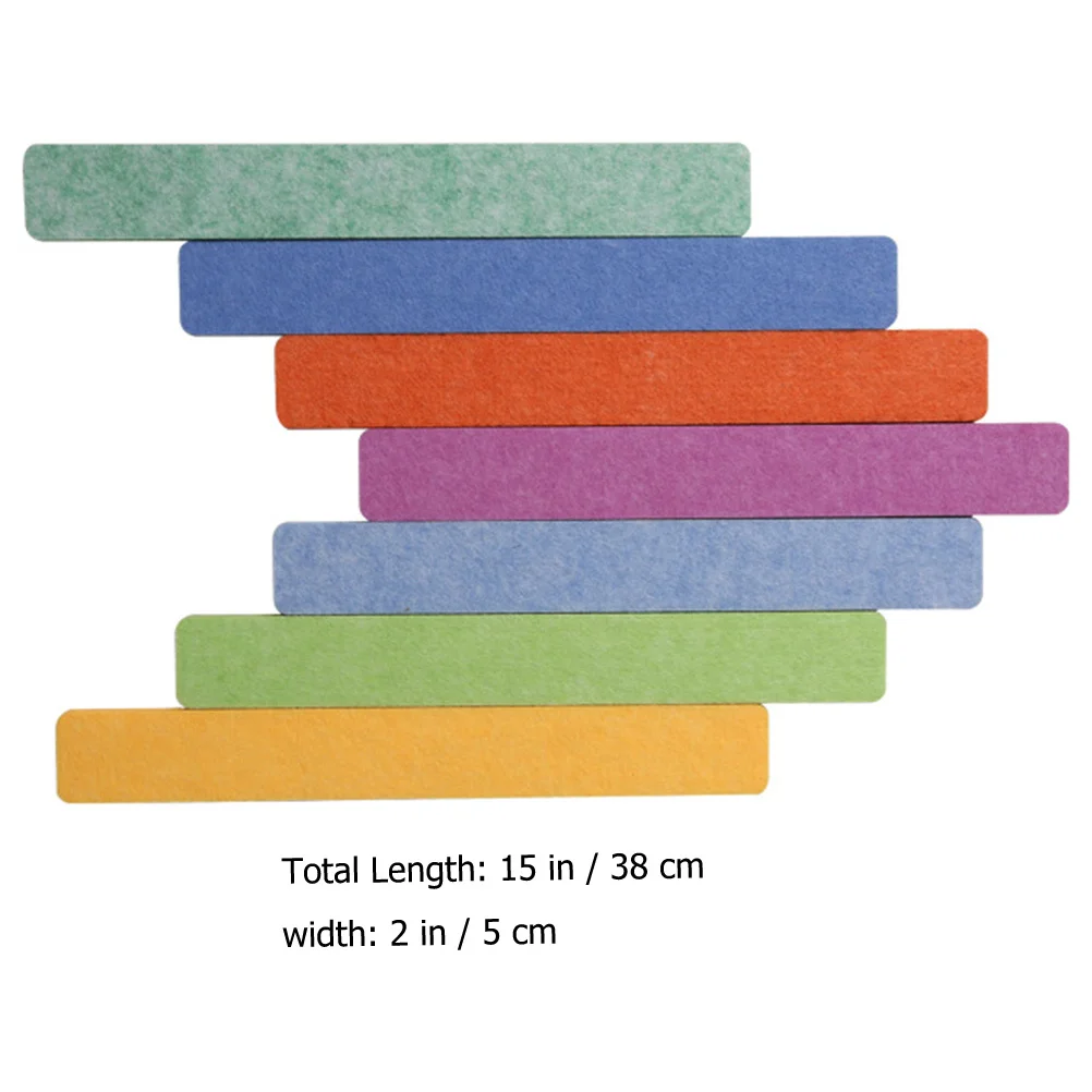 7 قطعة ورأى لوحة الإعلانات شرائط مذكرة بار المنزل مكتب الفصول الدراسية جدار المنظم لوحة الفلين شرائط لوحات الدبوس للجدار