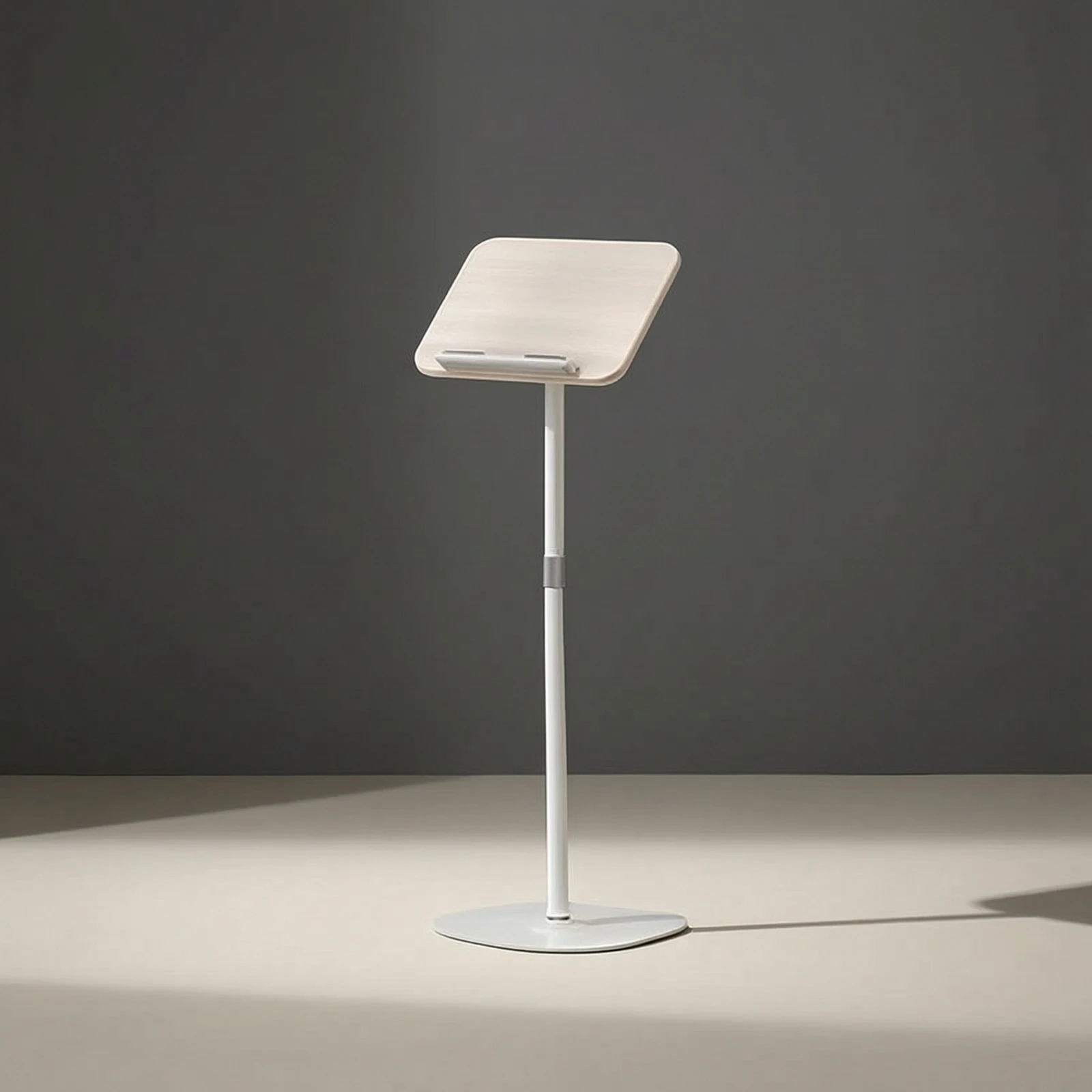 Floor Reading Stand Height Adjustable Floor Book Stand with Base Book Holder Hands-Unrestricted Podium Ergonomic for Students