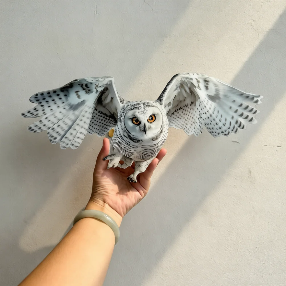 Realistic Acrylic Eagle Ornament Bird Repeller For Garden Decoration Outdoor Yard Animal Sculpture Craft Supplies