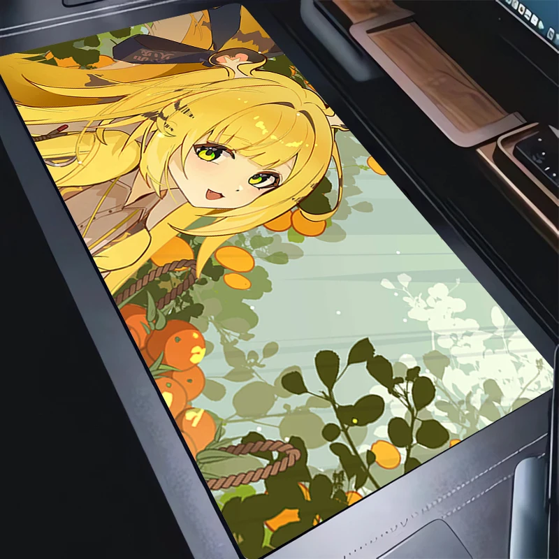

Kawaii Mouse Pad PC Green Plants Anime ZZZ Keyboard Pad Zenless Zone Zero Ju Fufu Desk Mouse Mat Laptop Cute Tiger Girl Mousepad