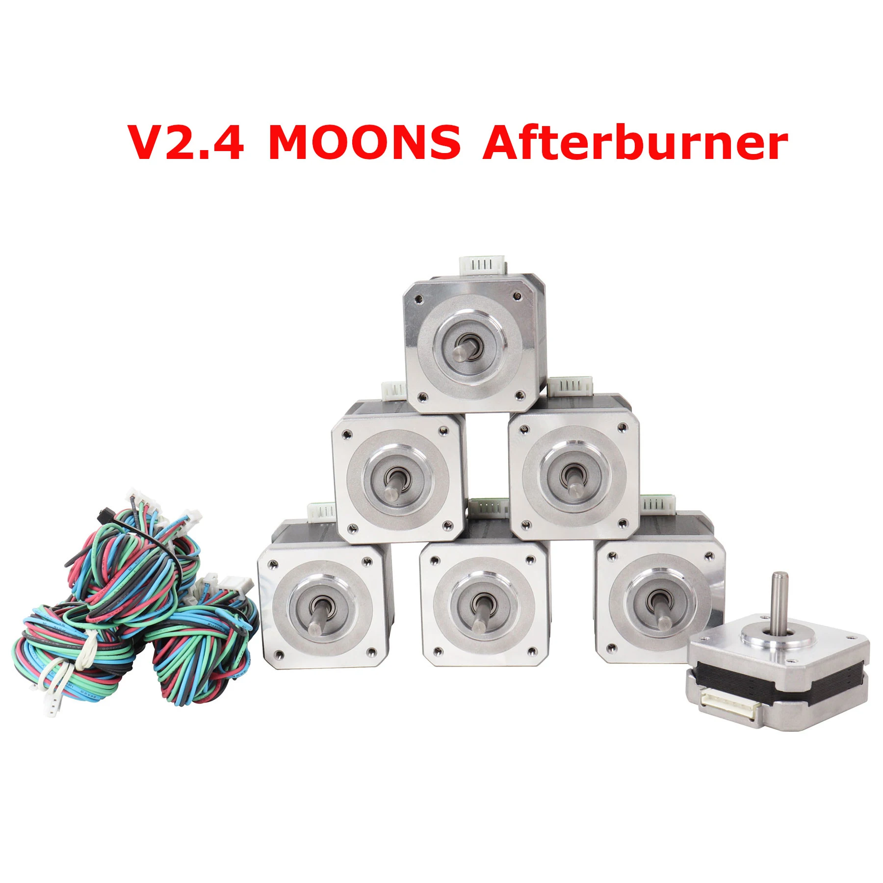 Blurolls V2.4 Moons Motors Kit for Voron 2.4 3D Printer AB Afterburner and SB Stealthburner Extruder Motor Pancake Round Motors