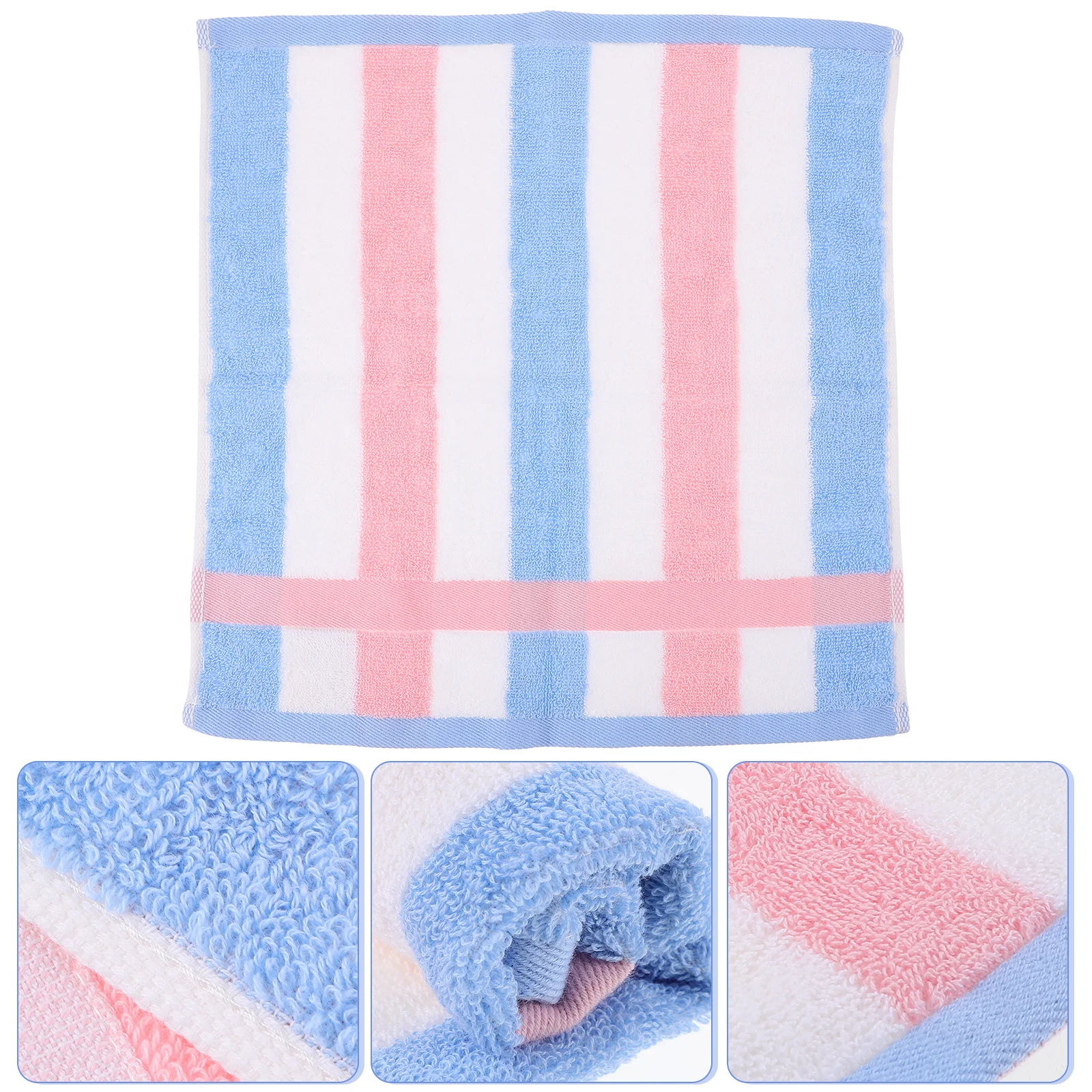 

3Pcs Children Wash Cloth Cotton Bath Towels Quick Dry Super Absorbent Face Towels for Bathroom Spa Salon Hotel