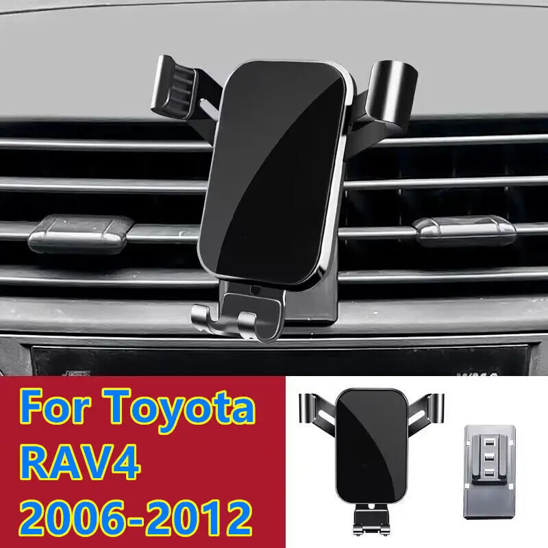 

For Toyota RAV4 2006-2012 Dashboard Air Vent Mount Clip Gravity Phone Holder