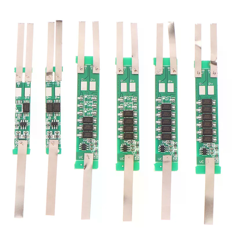 2S 7.4V 2A 3A 4.5A 6A 7.5A 9A BMS Li-ion Battery Protection Board For 18650 Li-ion Lithium Lipo Battery Cell Accessories 5Pcs