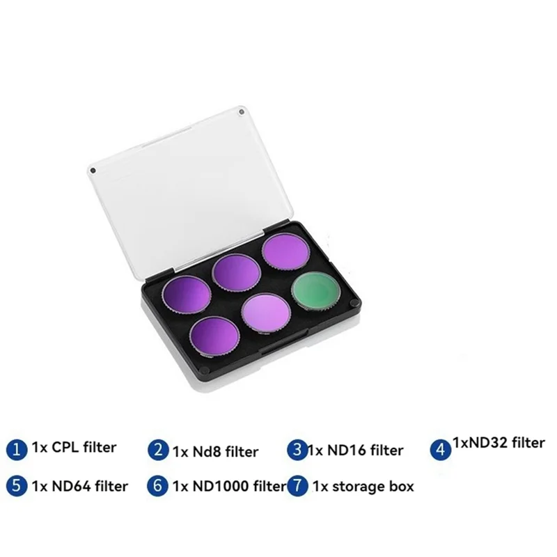

-A25M For DJI Osmo Action 4 ND CPL Filter Kit For DJI Osmo Action 4 ND CPL Filter Kitt For Action 4 Action Camera