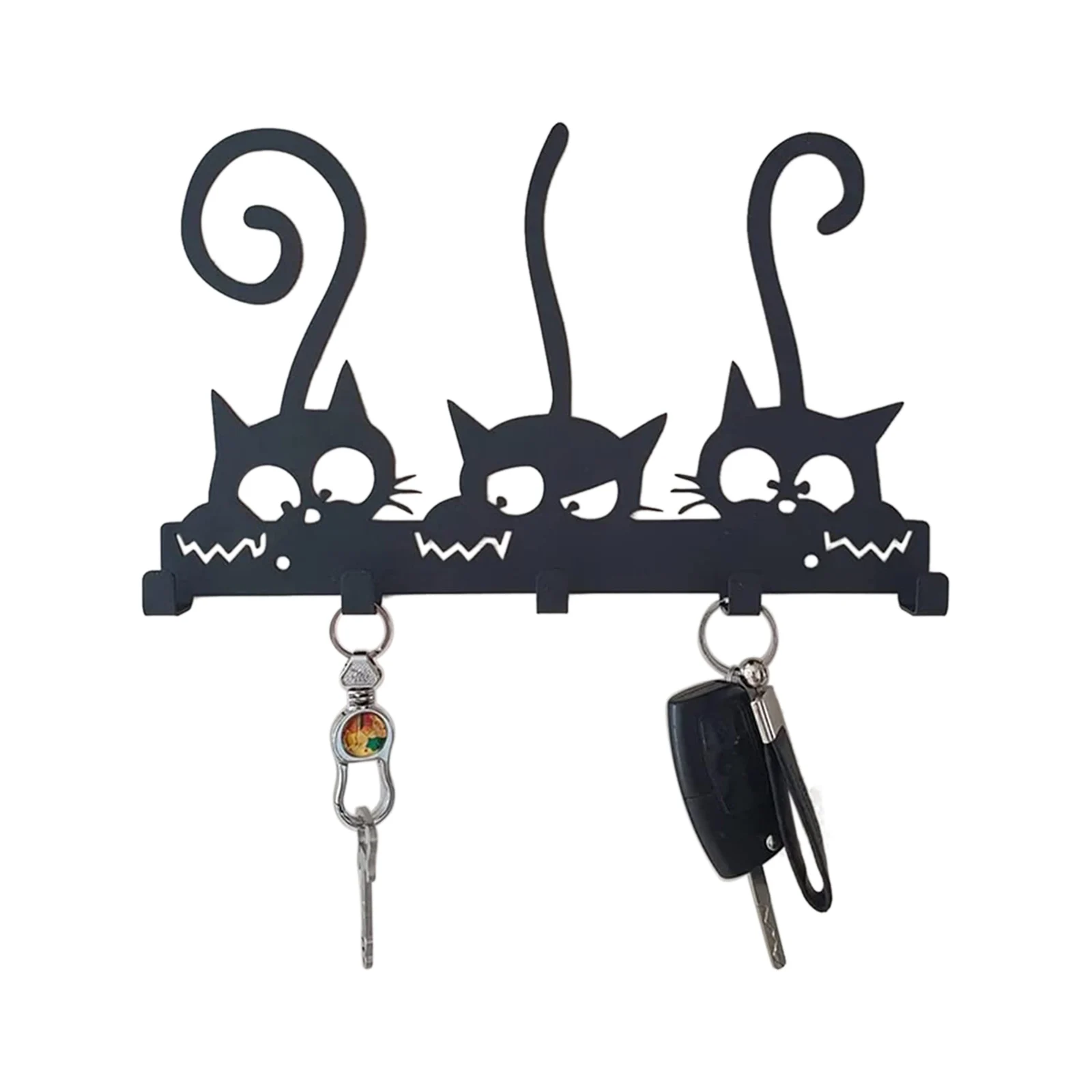 Symphony Orchestra Key Holder Self Adhesive Back Wall Key Hooks Door Back Hook Coat Rack