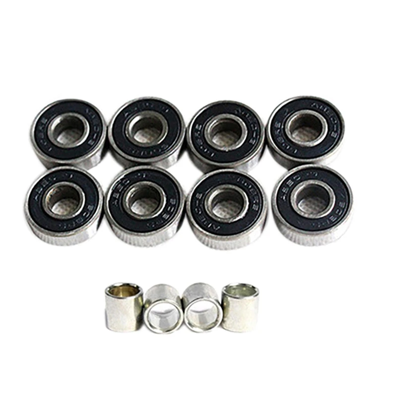 NEW-STRIKATE Durable 4Pcs/Set 60X45mm Skateboard Wheels With Bearing Gasket For Double Warp Action Skateboard Longboard