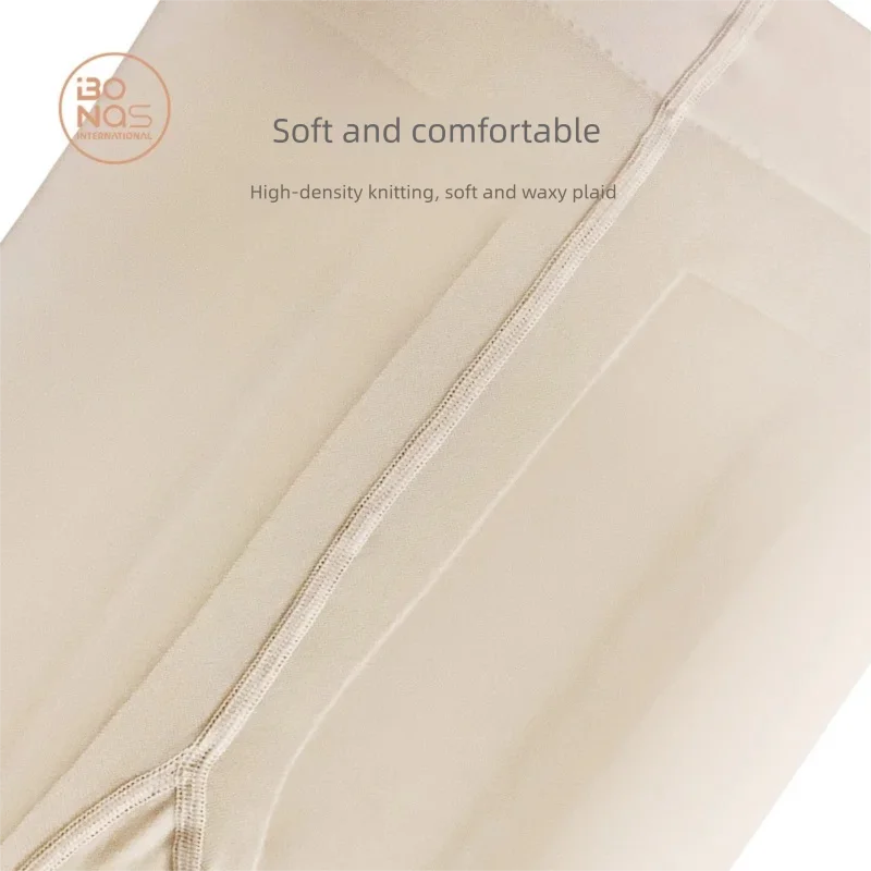 BONAS شفافة T المنشعب جوارب طويلة مرونة ملمس لطيف عارية يشعر الجوارب جوارب المسيل للدموع مقاومة المرأة مثير جوارب