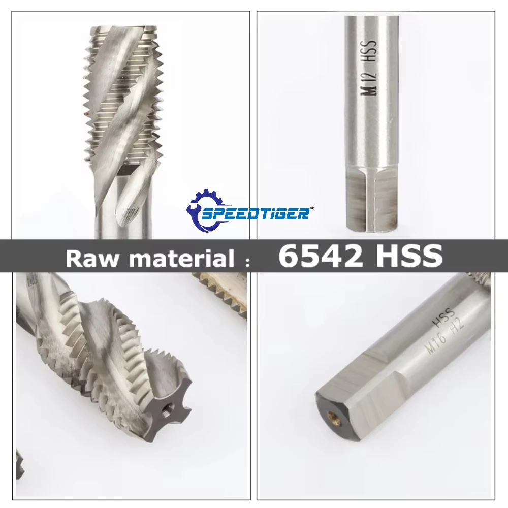 Metric HSS Spiral Flute Tap Machine Thread For Metal Blind Hole M2 M3 M4 M5 M6 M8 M10 M12 M14 M16 M18 M20 M22 M24 M27 M30