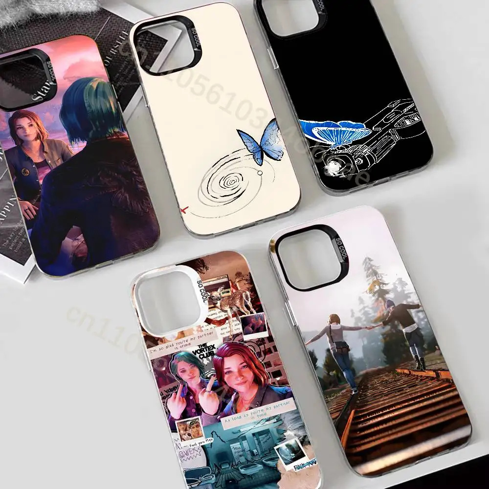 

L-Life Is Strange Game Phone Case For iPhone 17,16,15,14,13,12,11,Pro,Max,Plus Soft Black Cover