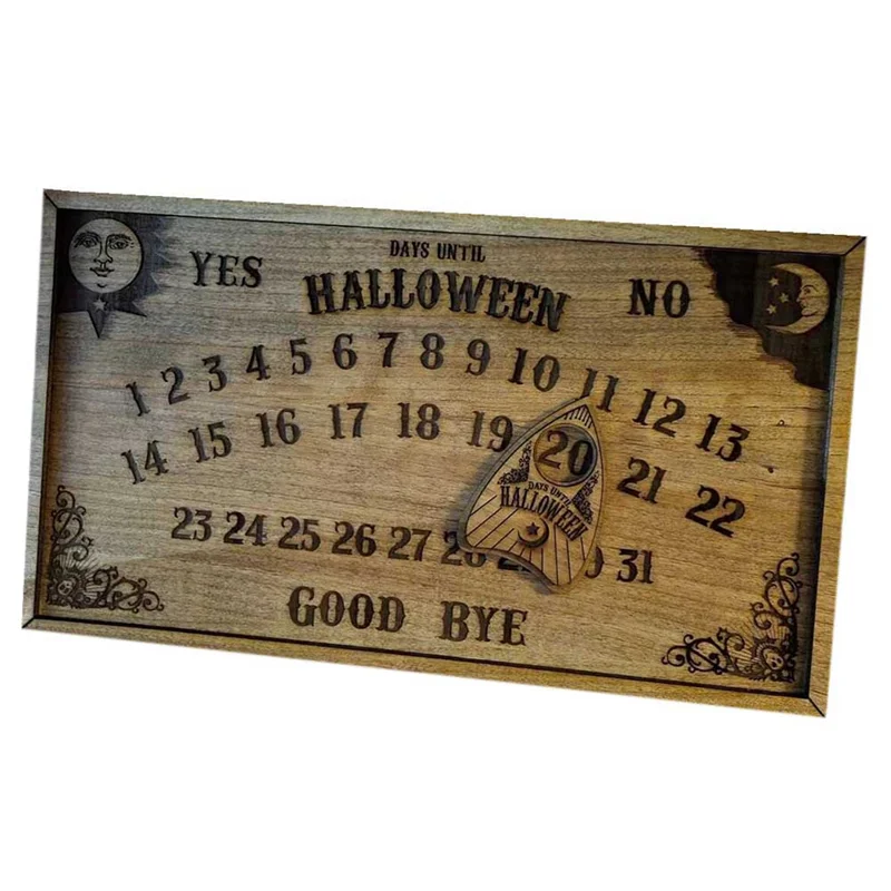 Countdown Board com efeito magnético, Halloween