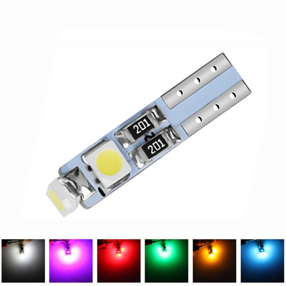 T5 1210 3SMD 12V Car W2 X 4.6d 17 37 73 74 dashboard warning indicator lights Auto 3528 LED Instrument Cluster lights lamp