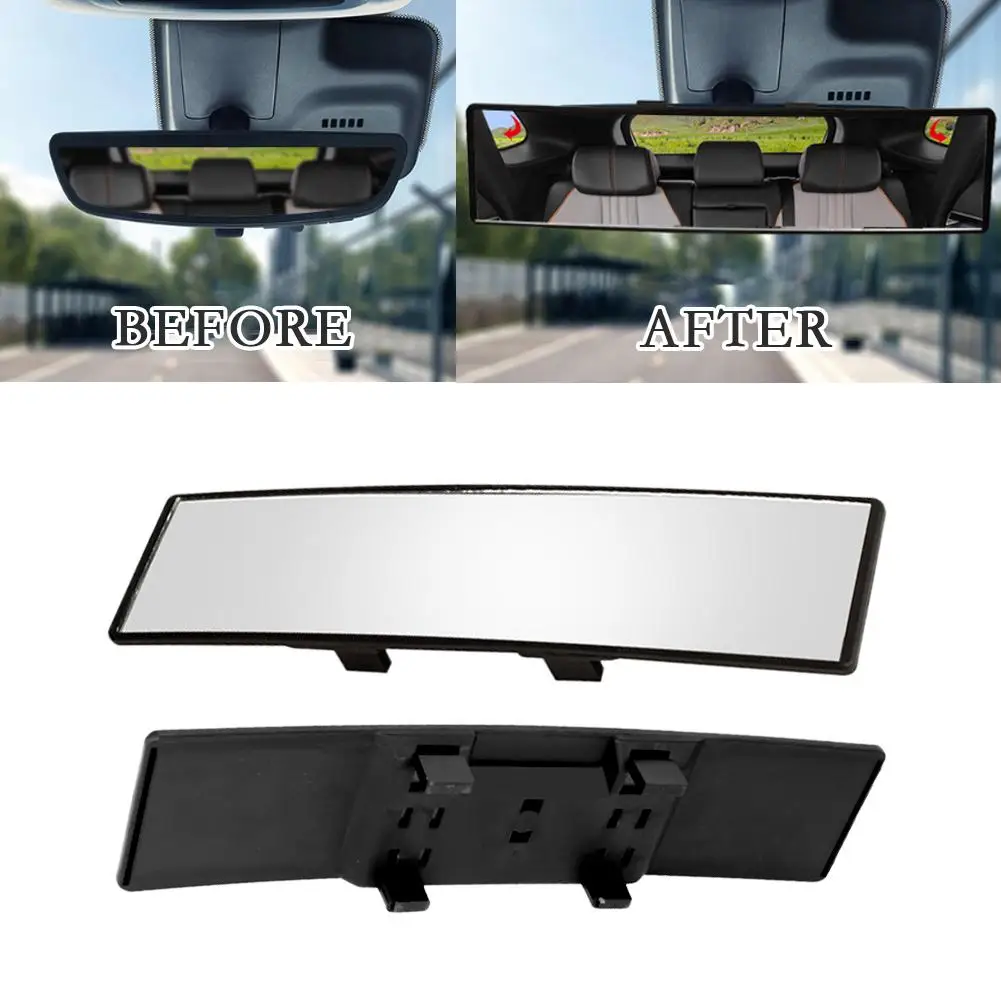 Espejo Retrovisor Convexo Gran Angular para Auto, Espejo Interior Panorámico Antideslumbrante, Amplia Visión, Monitor de Seguridad para Bebés