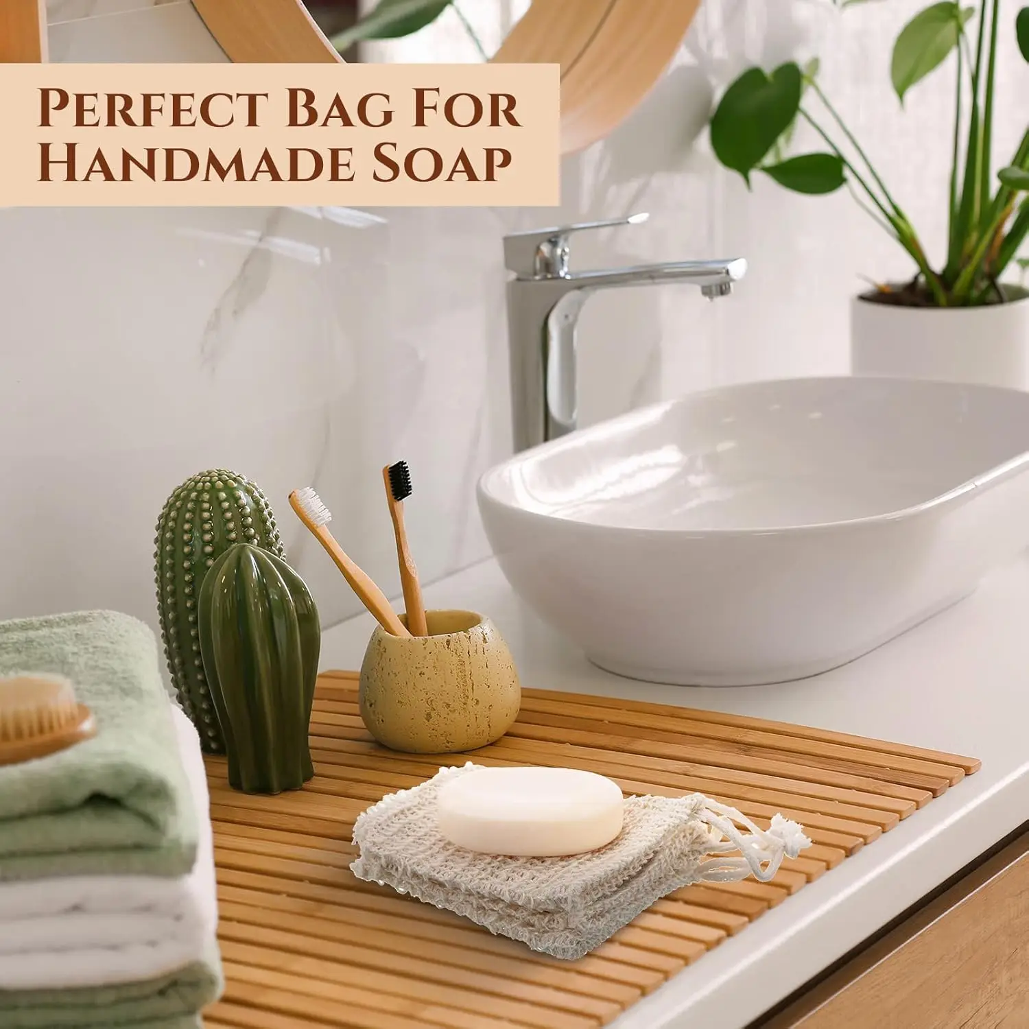 50-300PCS Soap Bags for Hotel Natural Sisal Soap Saver Bag with Drawstring Exfoliating Soap Pouch for Bath Shower Foaming Soaps