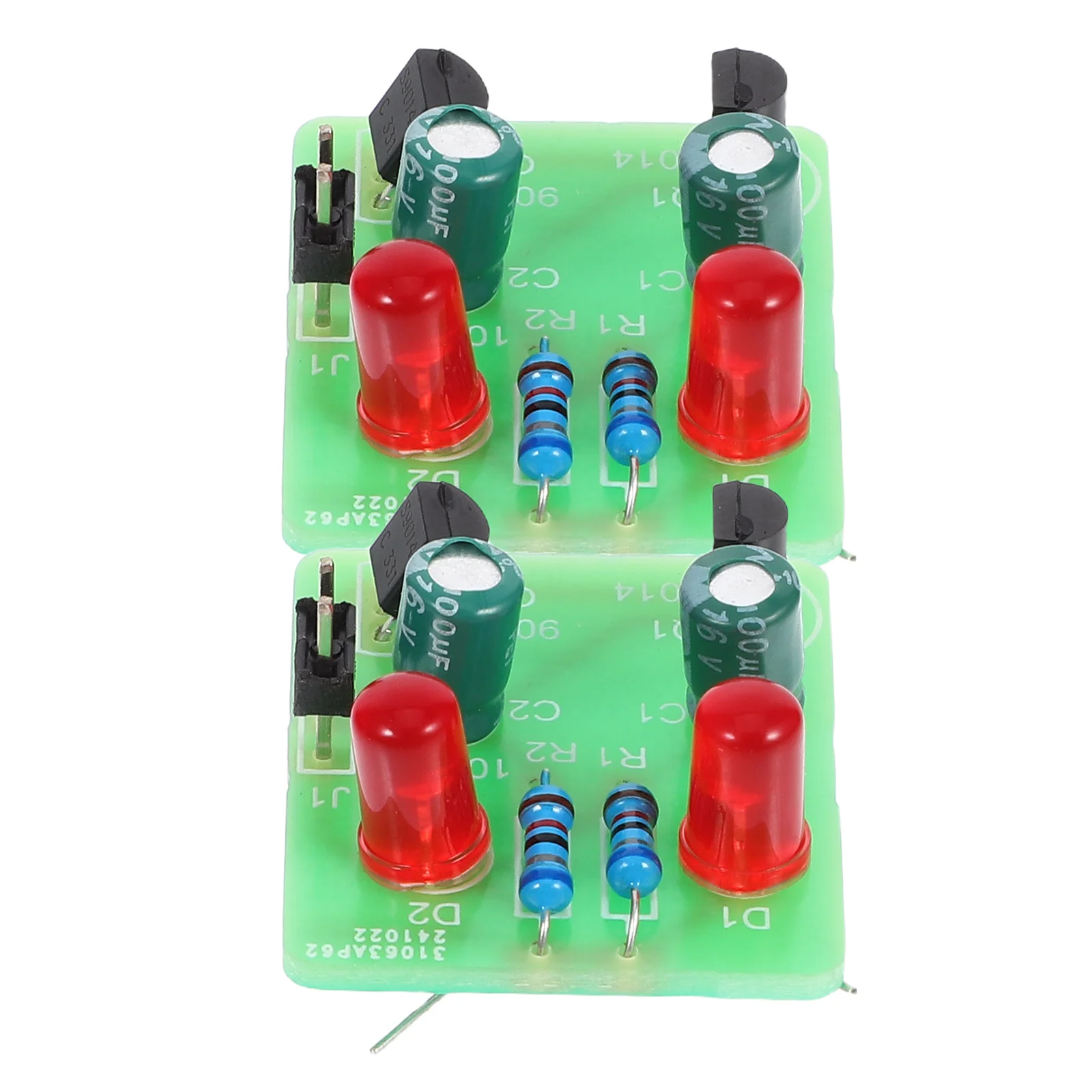 

2 set 2 Sets Soldering Practice Kit Flashing Light Module Led Bistable Circuit Oscillation Modes Electronic Diy Projects Kit For