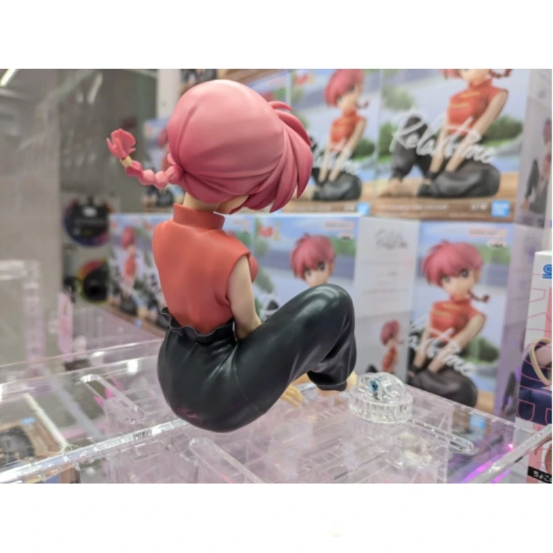 

Bandai Ranma 1/2 -Relax time-Ranma Akane Tendo Shampoo Action Figurine Banpresto Toys Model Doll Anime Figure Original
