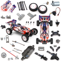 WLtoys RC-Auto 124008   1/12 neue Original Ersatzteile Anti-Kollision Komponente Chassis Shell Reifen Hund Knochen Bürstenlosen Motor ESC