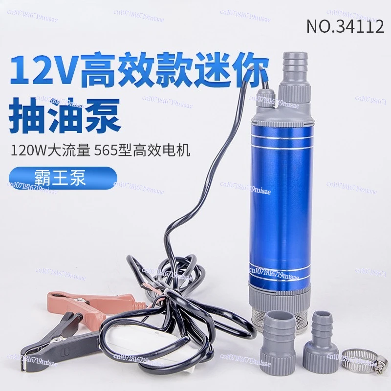 Bawang Oil Pump Electric Forward and Reverse 24v Refueling Engine Oil Barrel Pump Large Flow Automobile Diesel Fuel Pump
