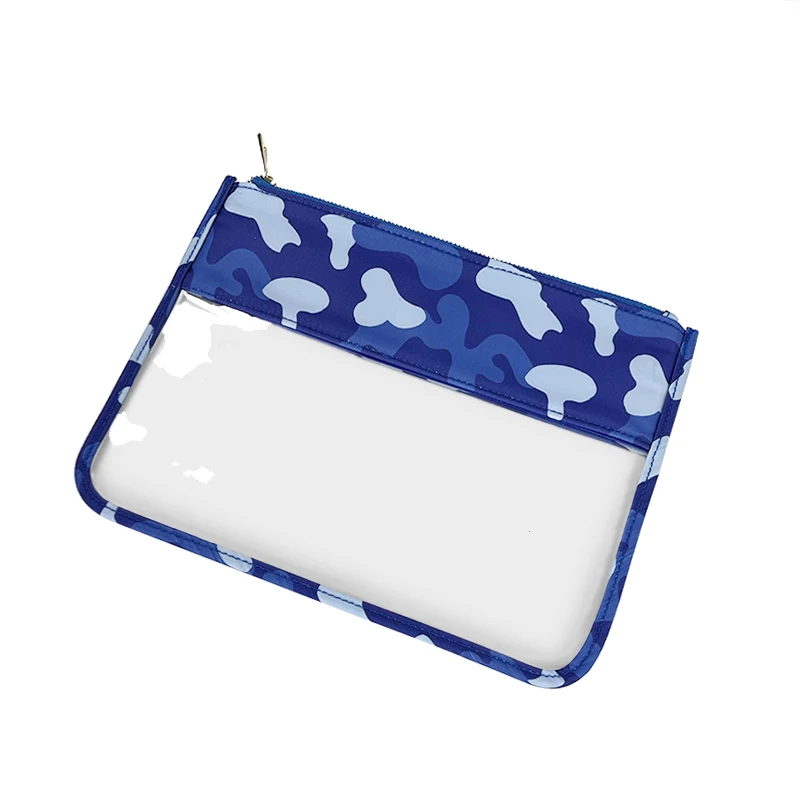 Clear Printed Storage Bag Transparent Make Up Bag Pouch for Snacks Cosmetics Mobile Phone Toiletry