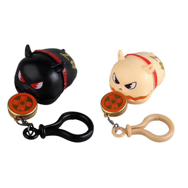 Dog Key Chain Toy Creative Key Charm Handbag Pendant Cute Hanging Wealth Pull String Car Keychain Key Ring Holder For Girls