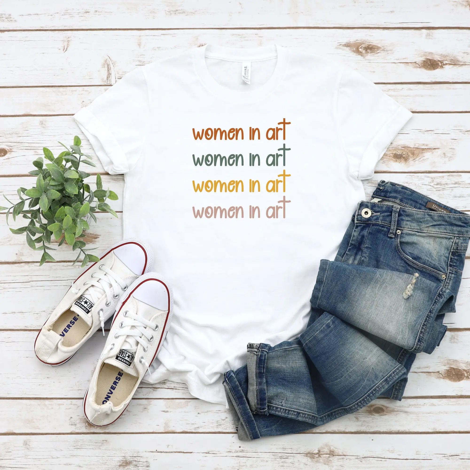 Women In Art T Shirt Future Artist For Artists Student Graduation Teacher Lover