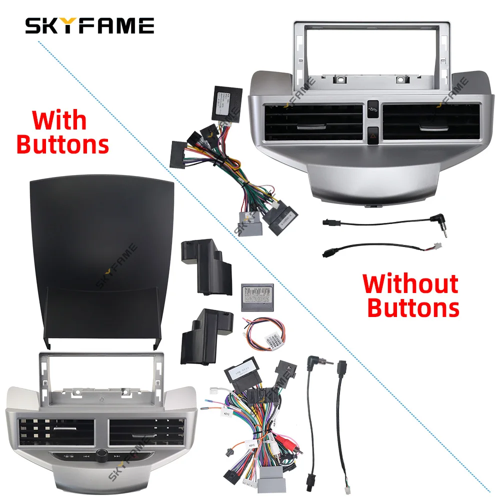 

SKYFAME 12.3 Inch Car Frame Fascia Adapter Canbus Box Decoder Android Radio Dash Fitting Panel Kit For Ford Fiesta