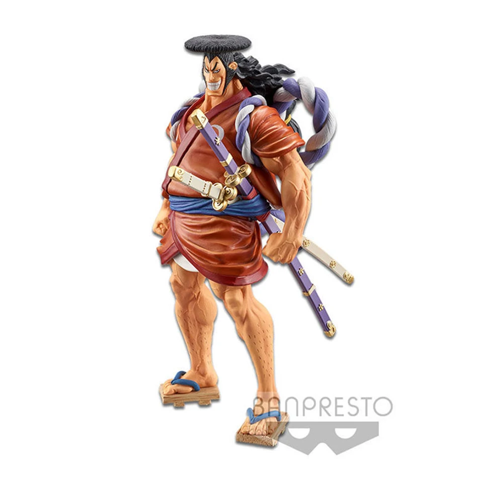 Original Genuine Banpresto One Piece DXF 15cm Kozuki Oden Wanno Country PVC Statue Model Collectible Decoration Toy Gift