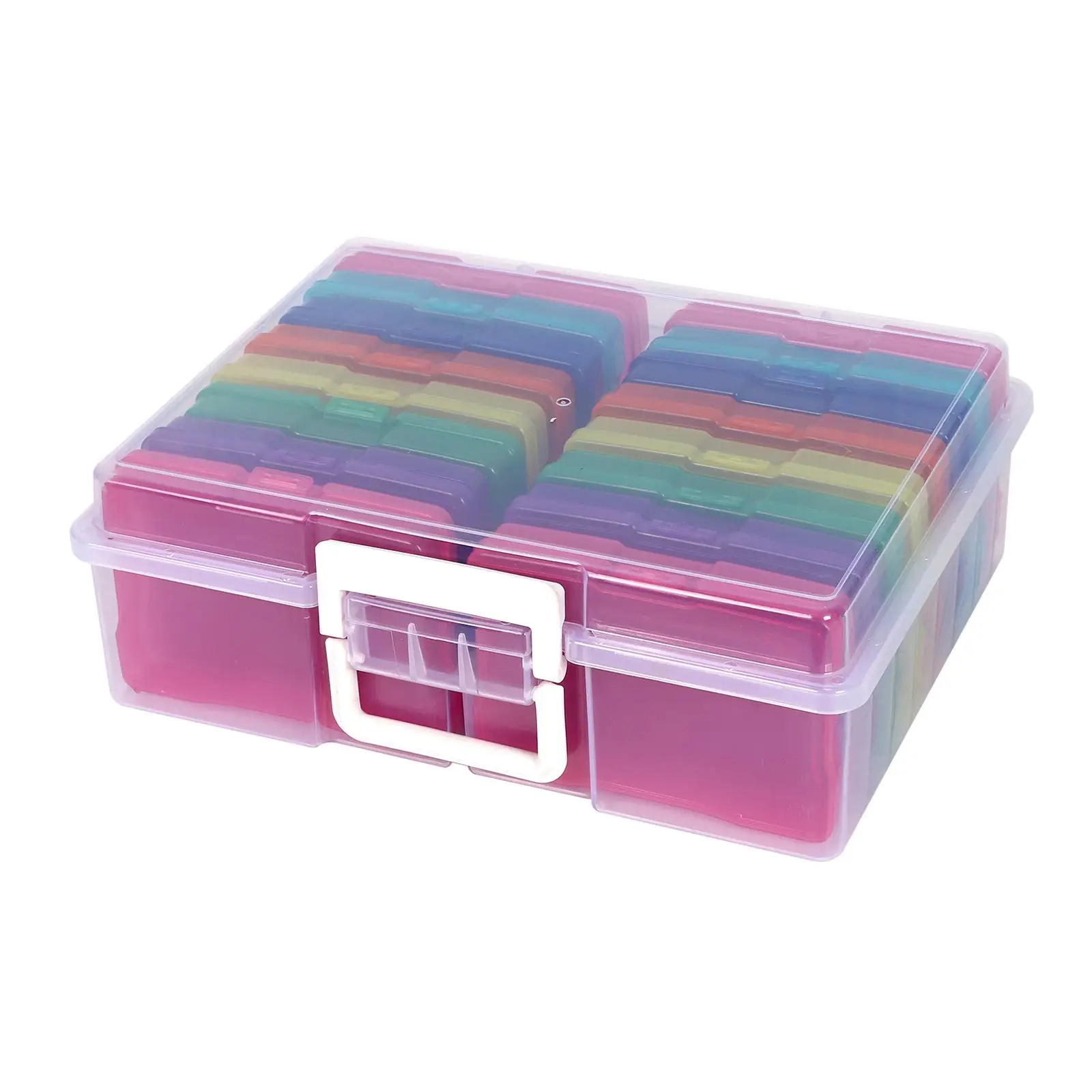 Photo Storage Box Keeper Handle Storage 5 Organizer 16 Quality x Colored Museum Sewing Storage Storage Box