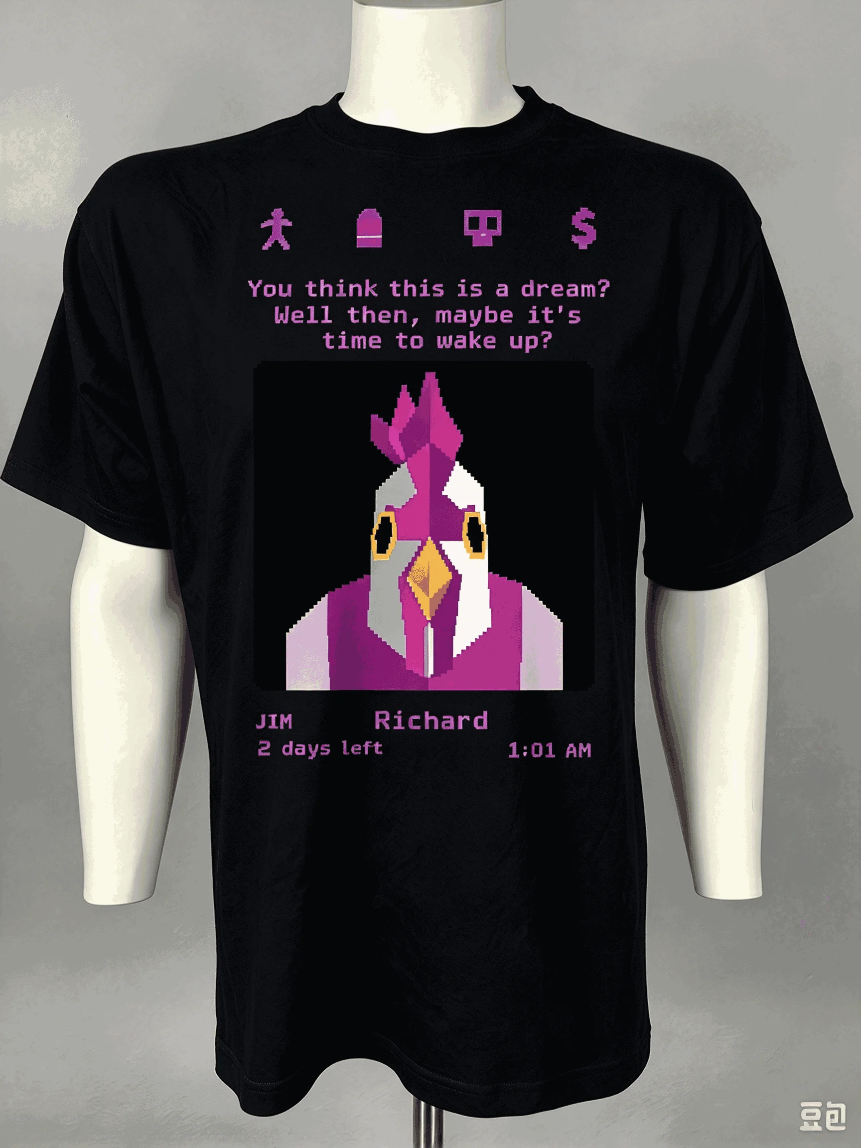 HOTLINE MIAMI Cotton Retro Unisex Casual Fashion T-shirt High Street Oversized Unisex Trendy Print T-shirts for Men Women soft