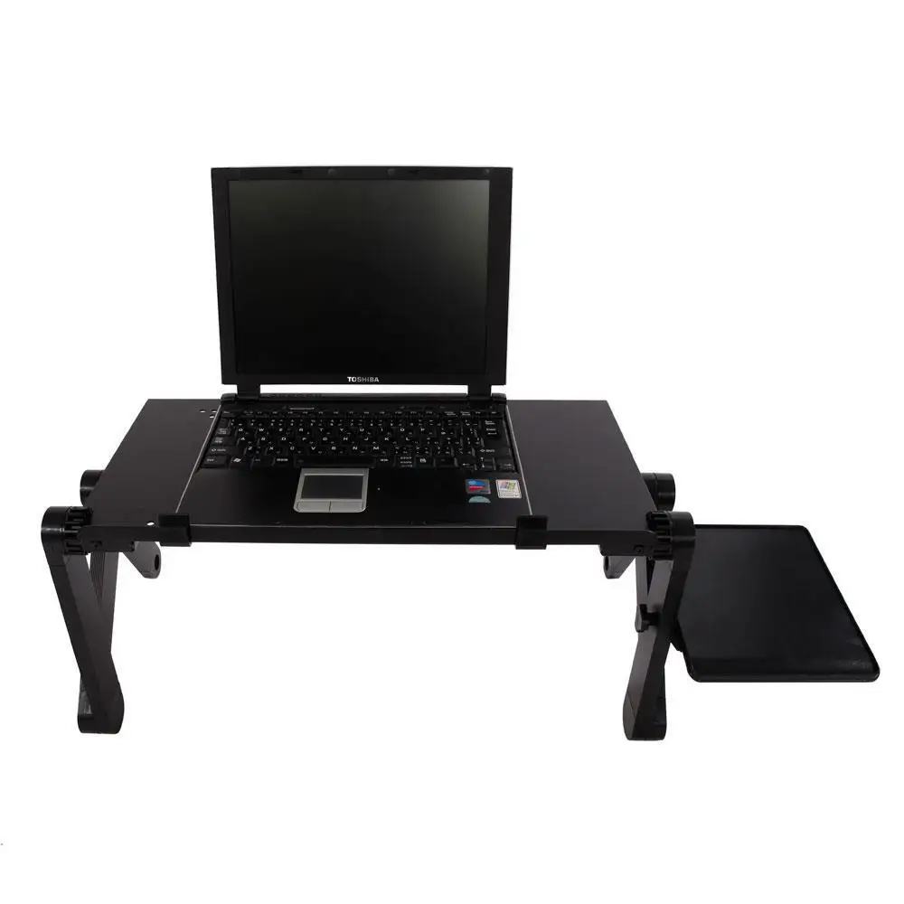 Adjustable foldable laptop desk