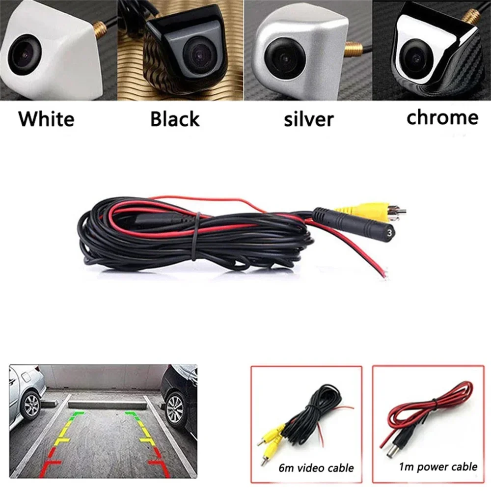 

Car Reversing Rear View Camera 170 Degree Parking Camera Waterproof Backup Monitor HD Night Vision High-Definition Image