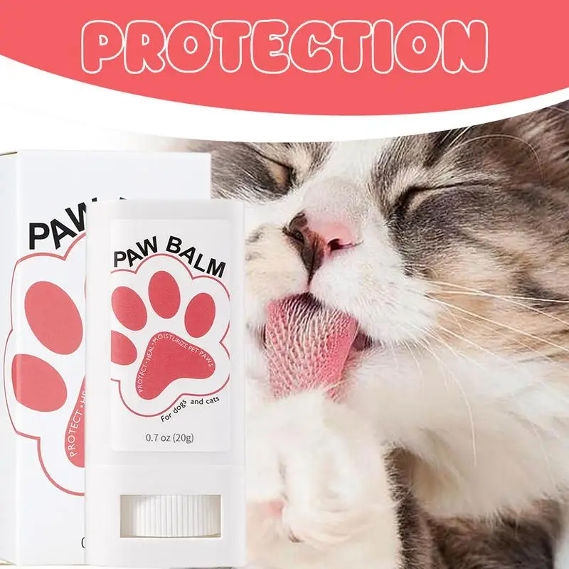 Dog Paw Wax Dog Paw Wax For Dry Paws 20g Natural Moisturizing Paw Balm Protection For Dogs Cats Protects From Cracks & Wounds