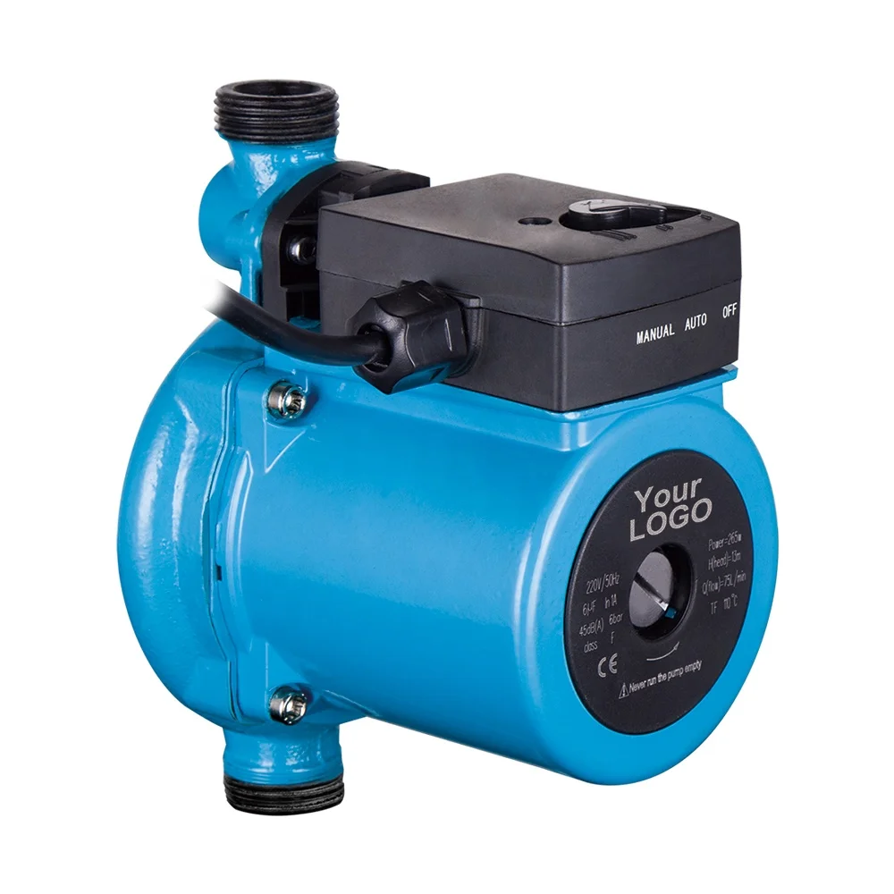Intelligent Automatic Home Water Pump High Pressure Boiler Circulating Shielded Pump with Motor Power Supply Central Hot Water