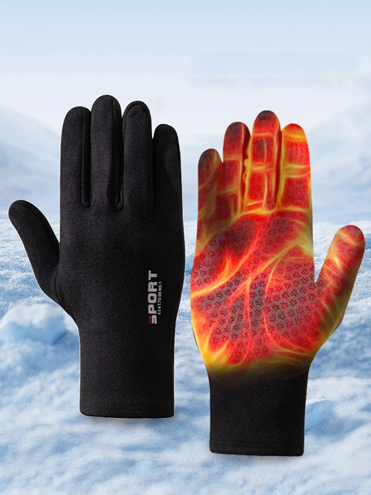 AliExpress Shunmaii Winter Motorcyclist Gloves Touch Screen Bicycle Thermal Insulated Gloves Windproof Sports Warm Gloves for Running Cycling Drivin