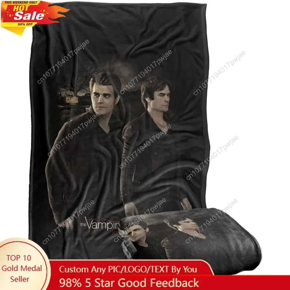 Vampire Diaries Brothers Silky Touch Super Soft Throw Custom blankets