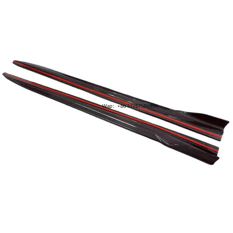 

True Carbon Fiber AE Style Side Skirt for F98 X4M F97 X3M Body Kit Front Bumper Edge Rear Diffuser Rear Spoiler