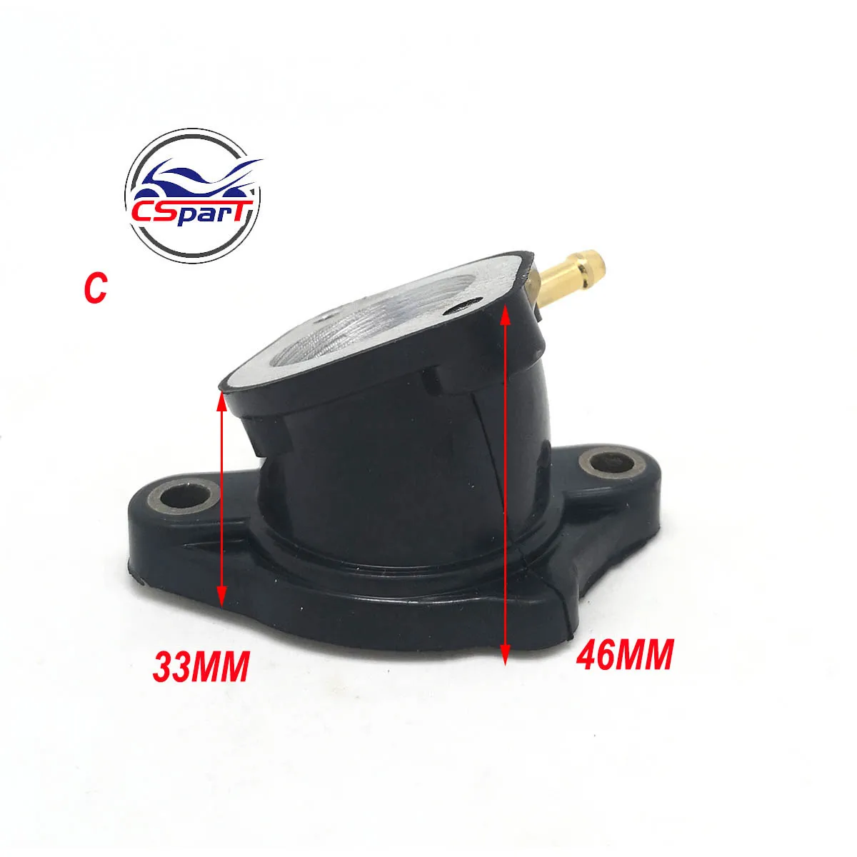 30MM PZ30 Intake Manifold With Pipe 200CC 250CC Taotao Bashan Hsun Shineray ZongShen Dirt Pit Bike ATV Quad Buggy