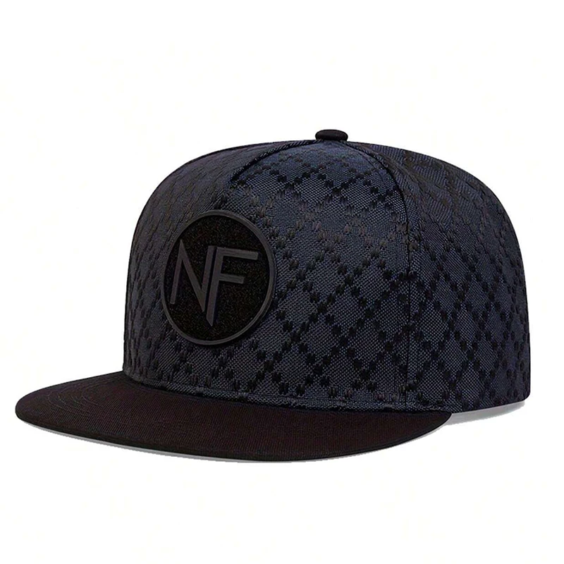 NF Flat Men Women Baseball Cap Snapback Hip Hop Rap Embroidery Hat Adjustable Snapback Caps Adult Unisex Sunshade Cowboy Hat ﻿