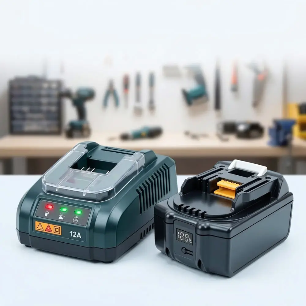 Battery Replacement Housing For Makita 18V Tool With LED Indicator BMS Protection Module Cell Box Repair Spare Part Kit