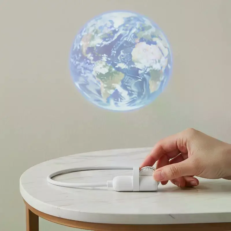 USB Powered Galaxy Projector Multi Planet Patterns Flexible Neck For Bedroom Romantic Night Use