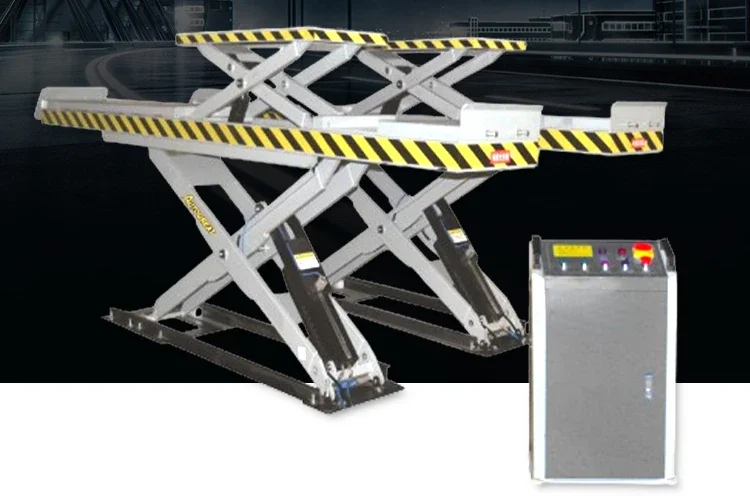 

Mid Rise Scissor Lift Portable Hydraulic Scissor Car Lift for Sale wirh Control Box