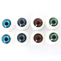 10PCS 12-20mm Reborn Doll Baby Realistic Half Round Hollow Back Fake Eyes Eyeballs DIY Mask Doll Bear Animals Making Doll Toys
