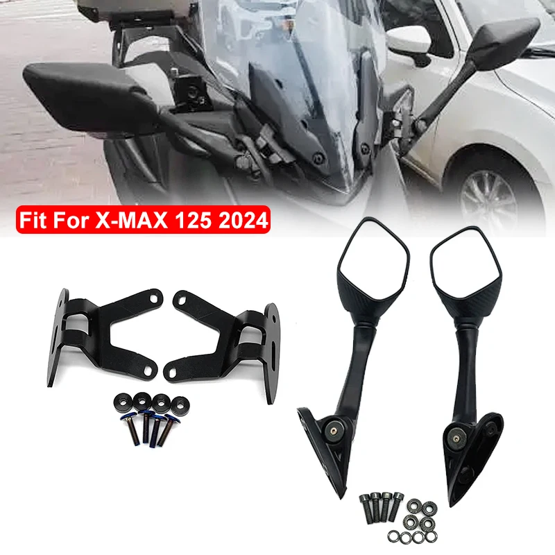 Rétroviseur Gauche Vicma Noir Pour Yamaha X-Max 125 (2014-2017) – Qualité Neuf & Fixation Standard