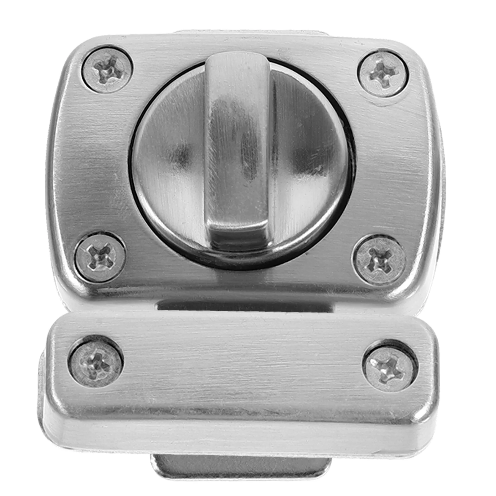 

Door Latch Lock Zinc Alloy Sliding Bolt Silver Color Compact Size Easy Installation Anti Theft Door Bolts Latch Gate Safety Lock