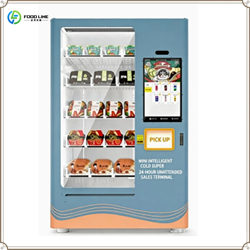 Smart Automatic 24/7 Hours Self Service Drink Snack Vending Machine Food Beer Custom Sale FL Customized